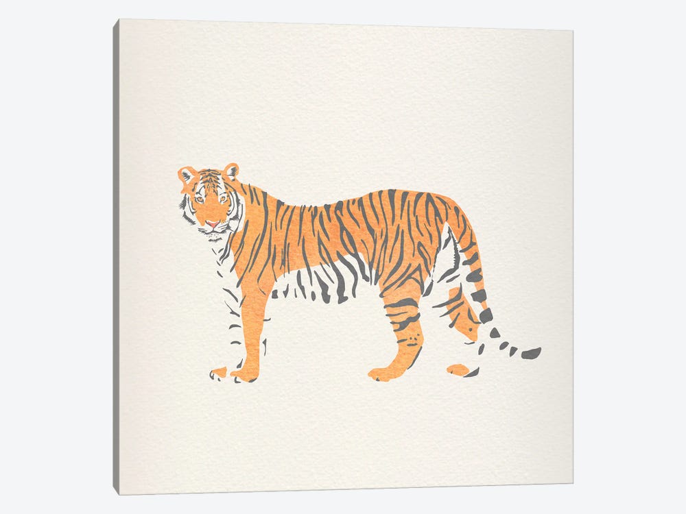 Tiger by Giselle Dekel 1-piece Canvas Wall Art