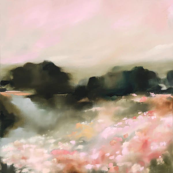 Abstract Wall Art: Spring Evening by Maggie Sackmann