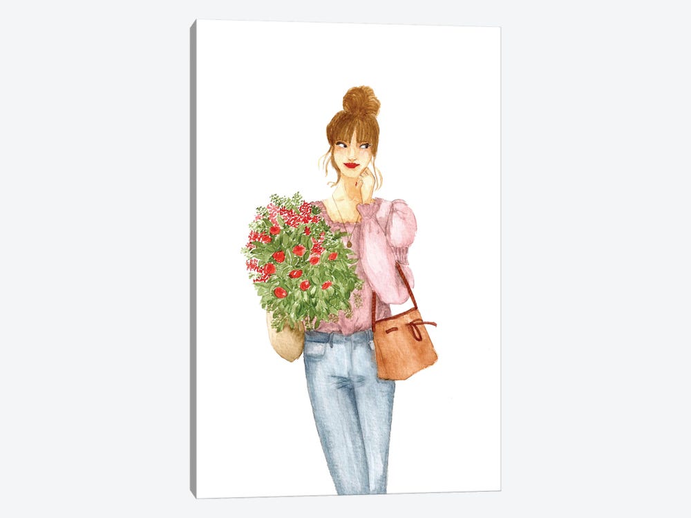 Flowers For The Day by Gisele Oliveiraf 1-piece Canvas Print