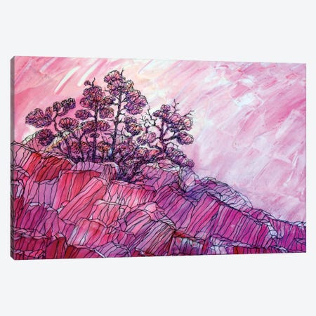 Blossomed Success In Pink Canvas Print #GSM104} by Gerardo Segismundo Canvas Art
