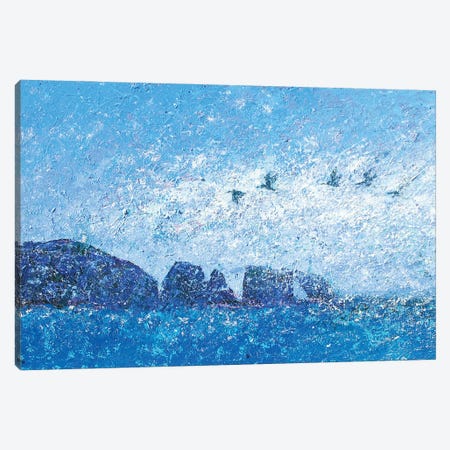 Anacapa Islands Mist Canvas Print #GSM10} by Gerardo Segismundo Canvas Art