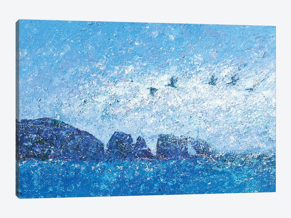 Anacapa Islands Mist by Gerardo Segismundo 1-piece Canvas Print
