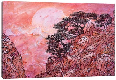Moon Amongst The Strong Canvas Art Print - Gerardo Segismundo