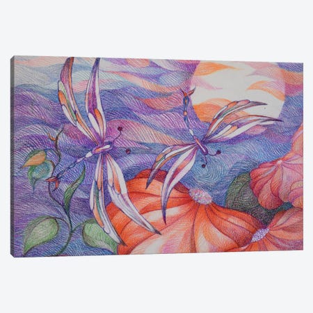Untypical Dragonflies Canvas Print #GSM146} by Gerardo Segismundo Canvas Artwork