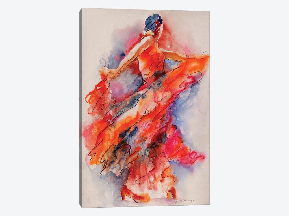 Allure Of The Flamenco by Gerardo Segismundo 1-piece Canvas Print