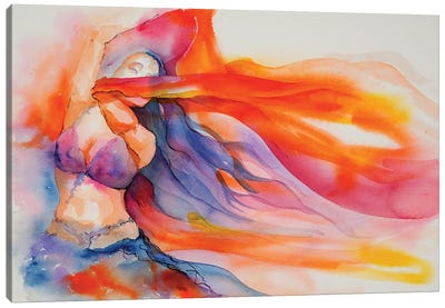 Veil Swirl Canvas Art Print - Gerardo Segismundo