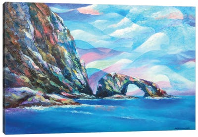 Anacapa Island Arch Canvas Art Print - Gerardo Segismundo