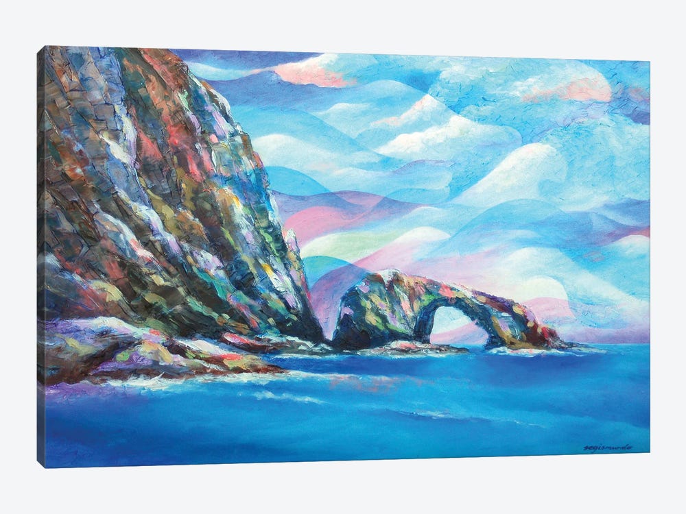Anacapa Island Arch by Gerardo Segismundo 1-piece Canvas Art Print