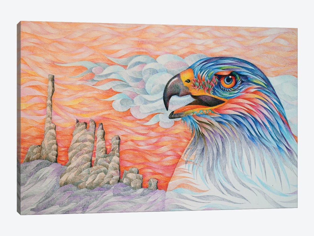 Dauntless Raptor by Gerardo Segismundo 1-piece Canvas Art Print
