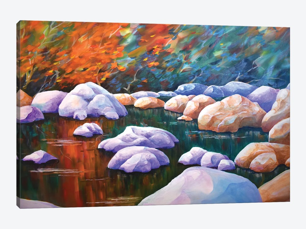 River's Quiet Moment by Gerardo Segismundo 1-piece Canvas Artwork