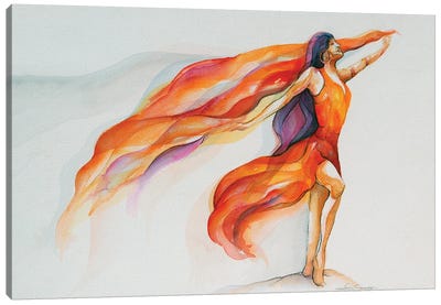 Sensual Wind Canvas Art Print - Gerardo Segismundo