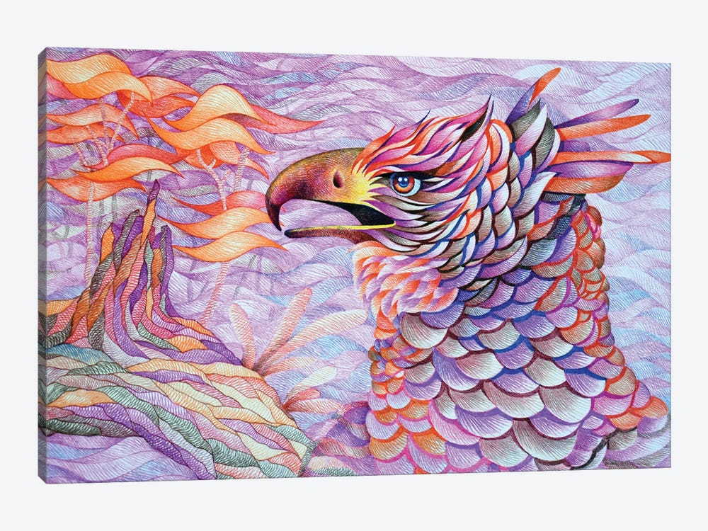 Valorous Raptor by Gerardo Segismundo 1-piece Canvas Artwork