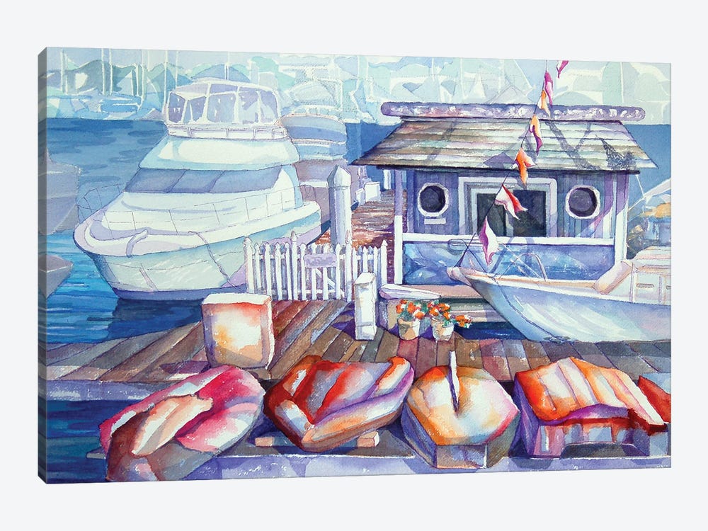 Ventura Harbor Rental by Gerardo Segismundo 1-piece Canvas Art Print