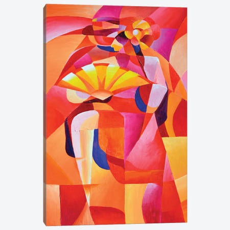 Cubism Dancer Canvas Print #GSM80} by Gerardo Segismundo Canvas Print