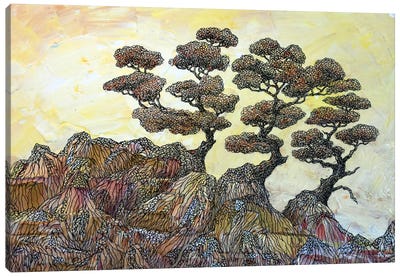 Misery Come In Threes And Trees Canvas Art Print - Gerardo Segismundo