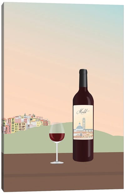 Tuscan Wine II Canvas Art Print