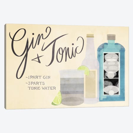 How to Create a Gin & Tonic Canvas Print #GSP19} by 5by5collective Art Print