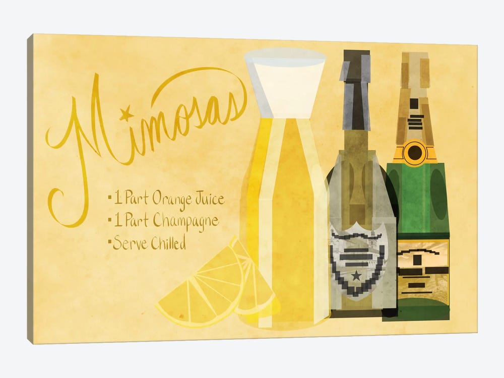 How to Create a Mimosa by 5by5collective 1-piece Canvas Art