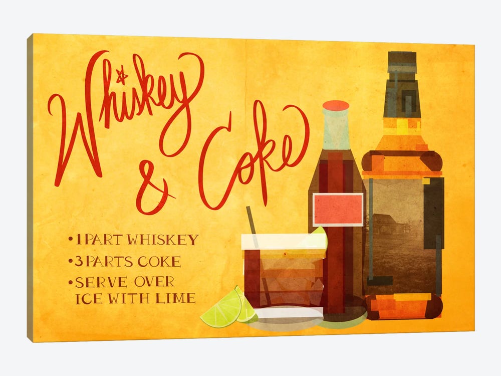 How to Create a Whiskey & Coke by 5by5collective 1-piece Art Print