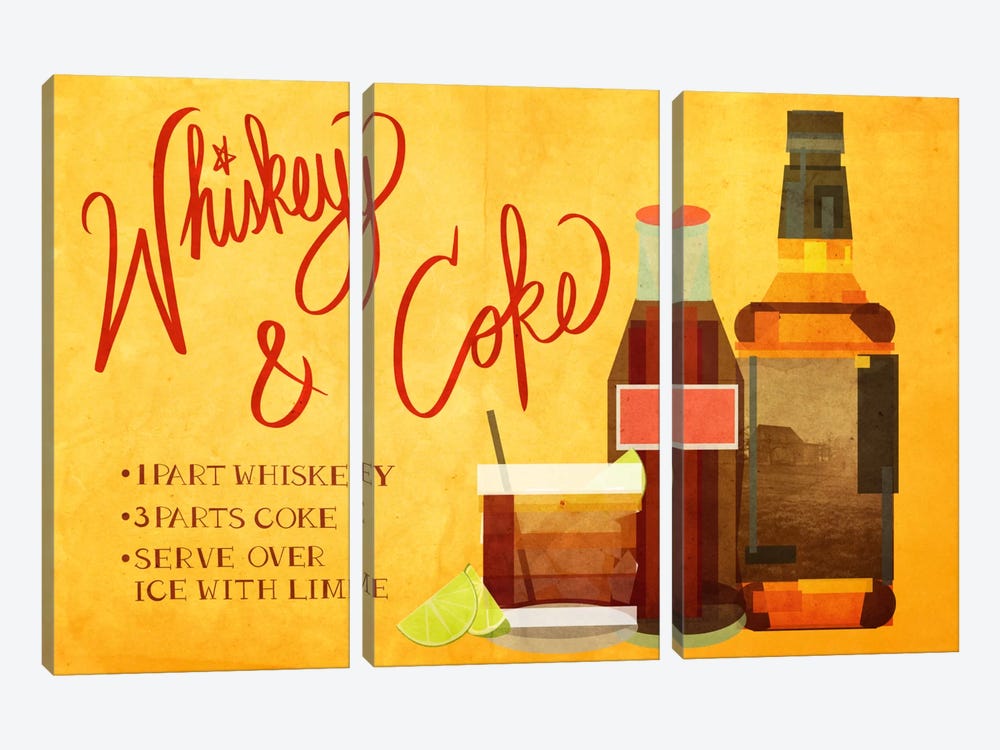 How to Create a Whiskey & Coke by 5by5collective 3-piece Art Print