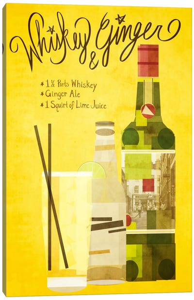 How to Create a Whiskey & Ginger Canvas Art Print - Food & Drink Posters