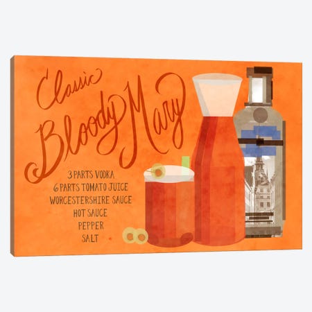 How to Create a Classic Bloody Mary Canvas Print #GSP23} by 5by5collective Canvas Wall Art