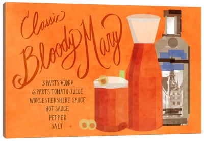 How to Create a Classic Bloody Mary Canvas Art Print - Food & Drink Posters