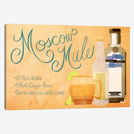 How to Create a Moscow Mule Canvas Print #GSP33} by 5by5collective Canvas Art Print