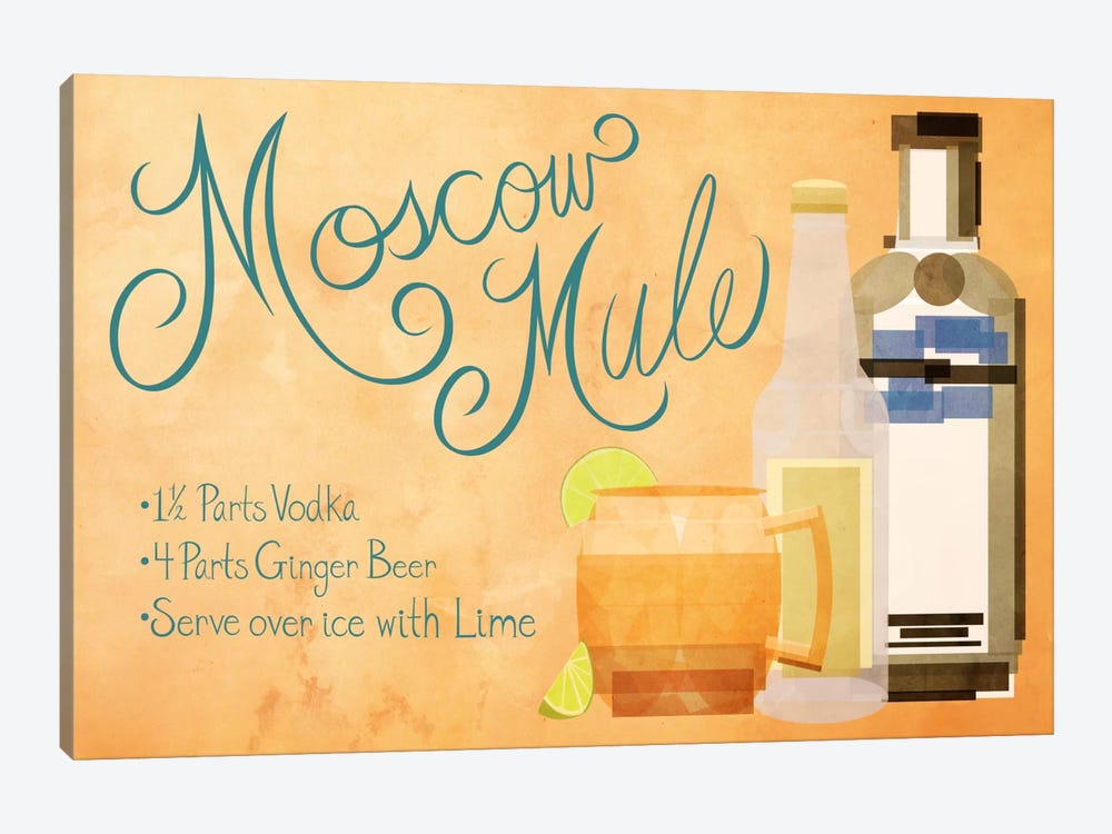 How to Create a Moscow Mule by 5by5collective 1-piece Canvas Art