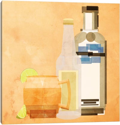 Moscow Mule Canvas Art Print - Classic Cocktails
