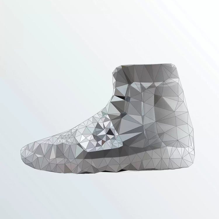 Yeezy 750 Boost: Grey by 5by5collective wall art