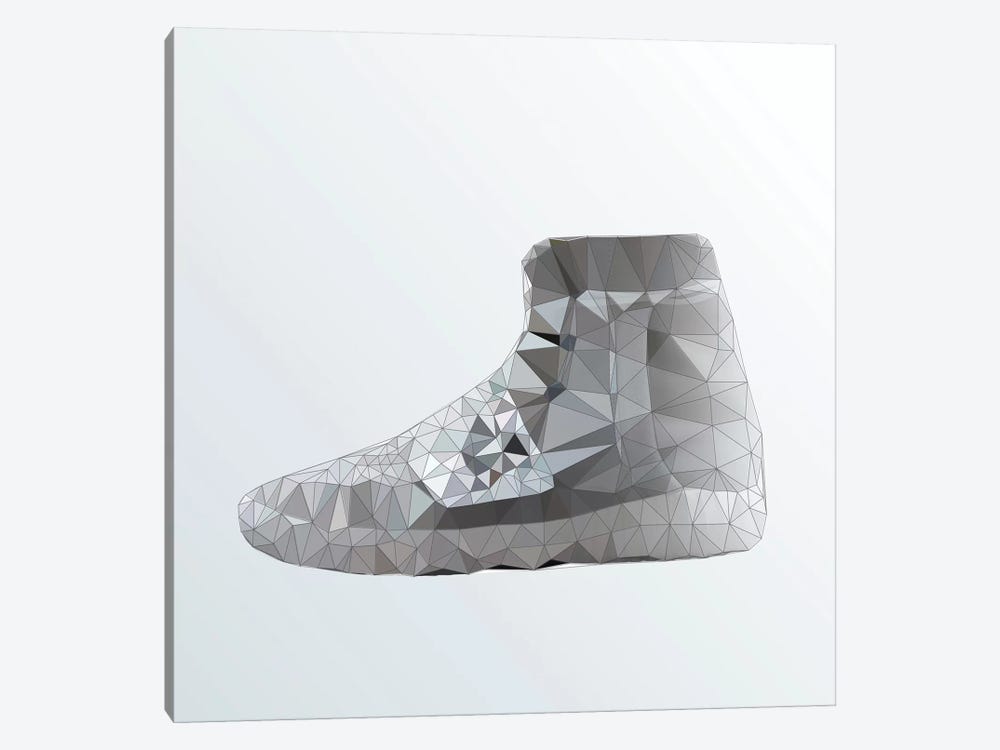 Yeezy 750 Boost: Grey by 5by5collective 1-piece Canvas Art