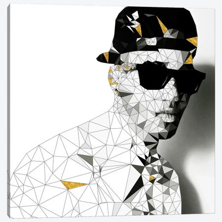 Stunna Shades In Black And White Canvas Print #GSS21} by 5by5collective Canvas Print