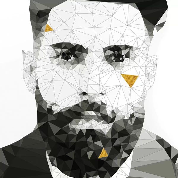 Geo Beard In Black And White