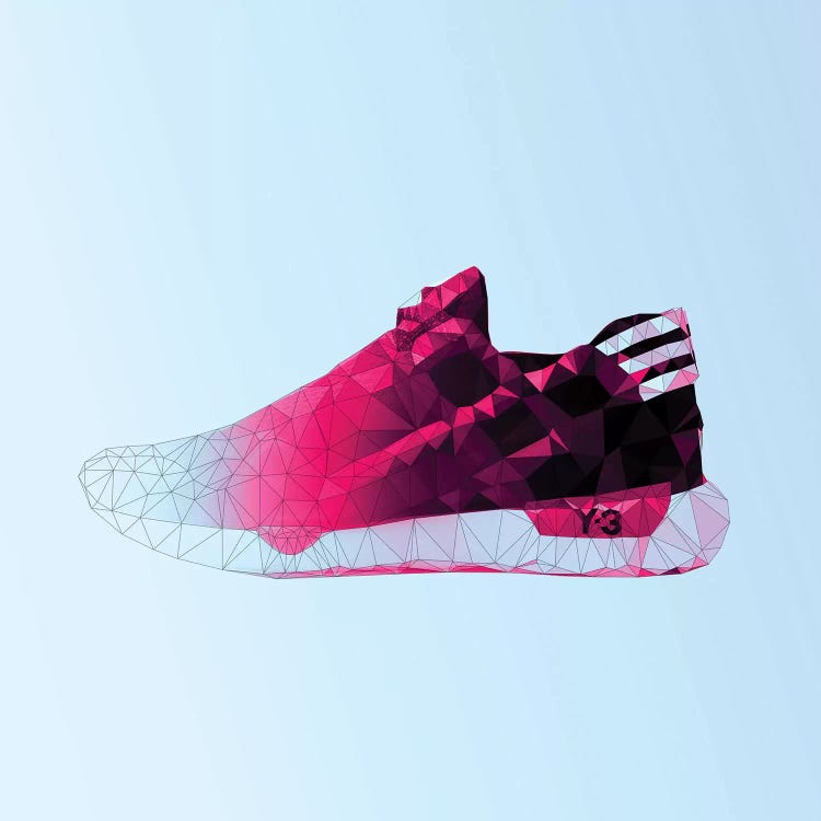 Y-3 Qasa Racer: Cotton Candy by 5by5collective wall art