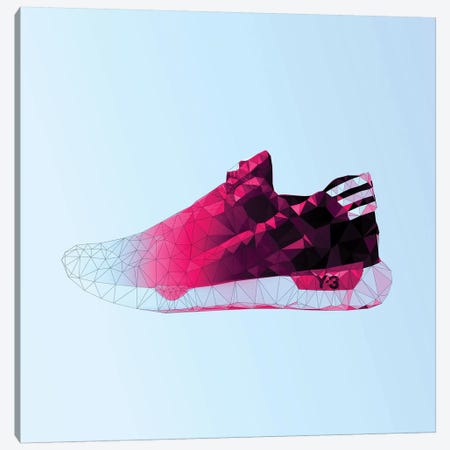 Y-3 Qasa Racer: Cotton Candy Canvas Print #GSS2} by 5by5collective Canvas Art Print