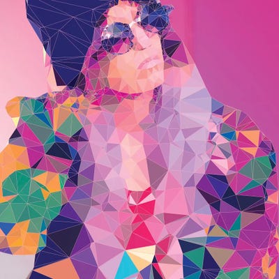 Urban Camo by 5by5collective framed canvas print