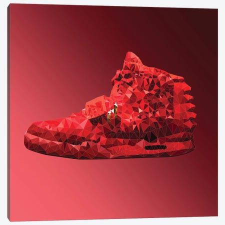 Air Yeezy 2: Red October Canvas Print #GSS34} by 5by5collective Art Print