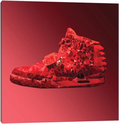 Air Yeezy 2: Red October Canvas Art Print - 5by5 Collective