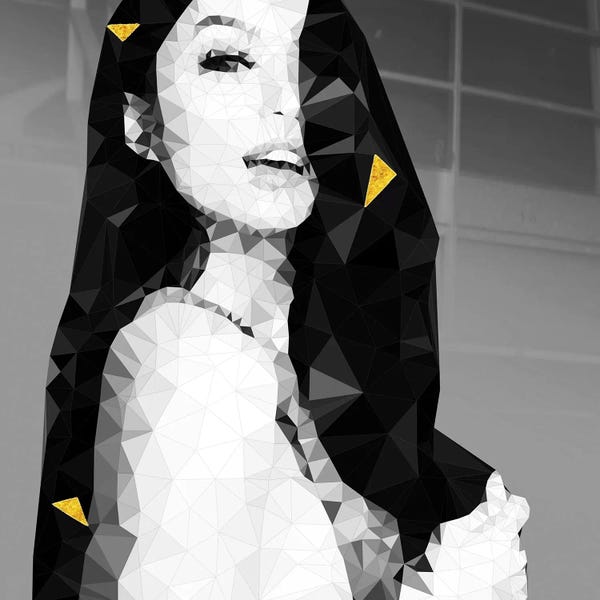 Seductive Look Through Gold