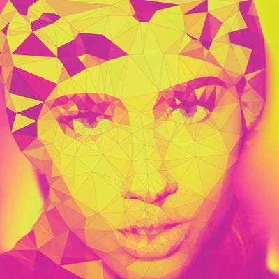 Look Into My... by 5by5collective framed canvas print