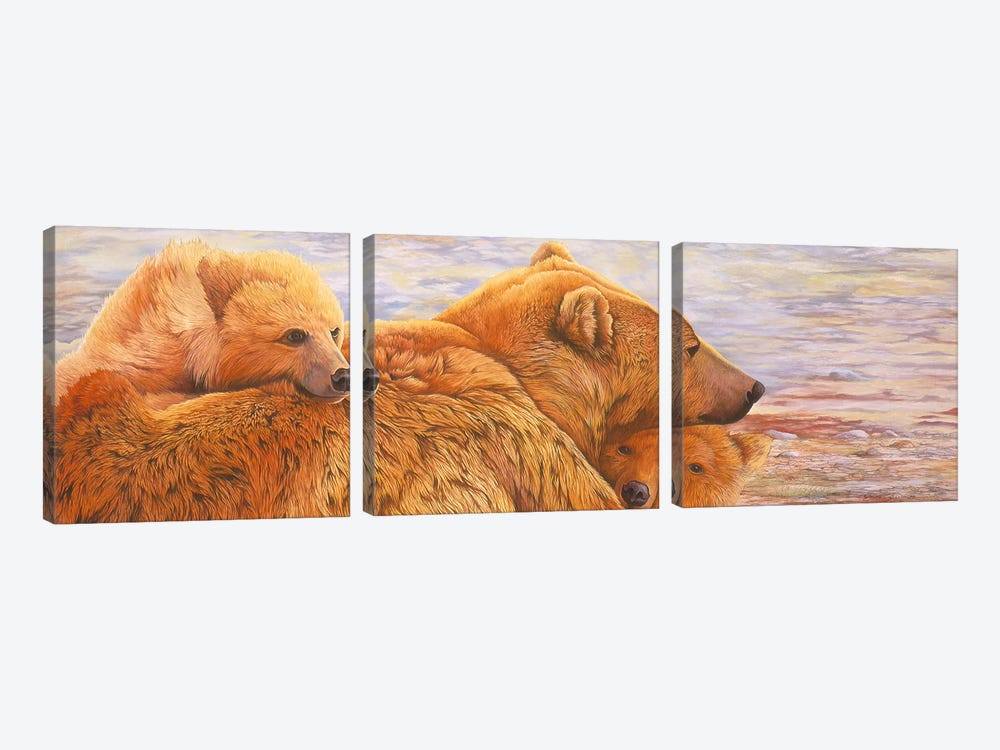 Alaska Coming III by Graeme Stevenson 3-piece Canvas Artwork