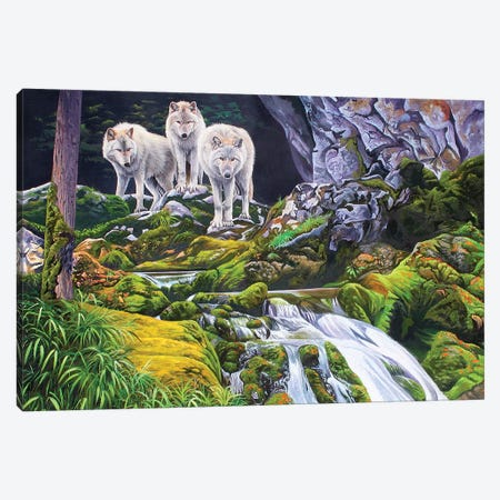 Alaskan Brothers Canvas Print #GST105} by Graeme Stevenson Canvas Art Print
