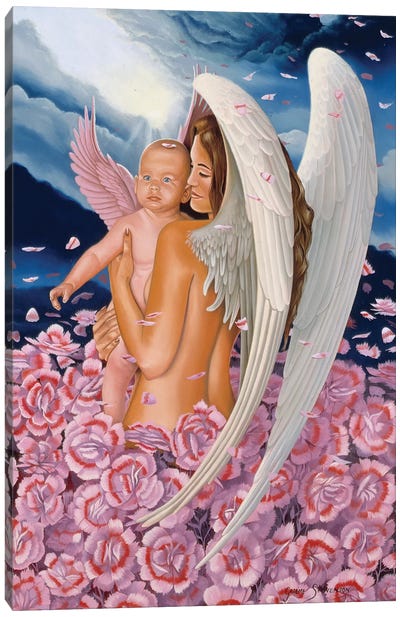Angel Days Canvas Art Print - Graeme Stevenson