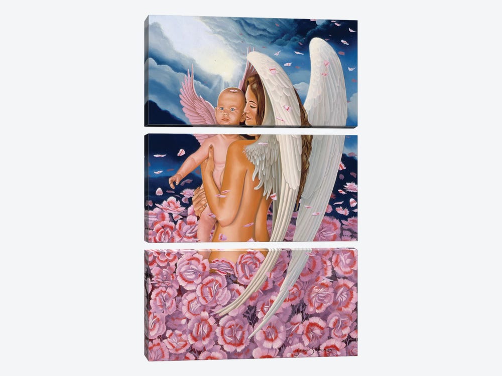 Angel Days by Graeme Stevenson 3-piece Canvas Art Print