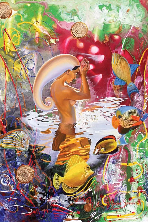 Aquarius Coming by Graeme Stevenson wall art