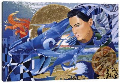 Atlantis Rising Canvas Art Print - Graeme Stevenson