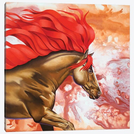 Blood Of The Stallion Canvas Print #GST11} by Graeme Stevenson Art Print