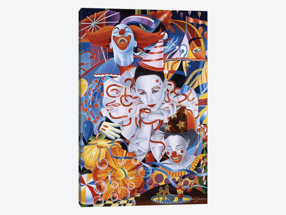 Be A Clown by Graeme Stevenson 1-piece Canvas Wall Art