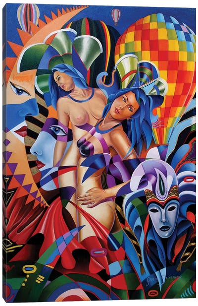 Carnival Canvas Art Print - Graeme Stevenson
